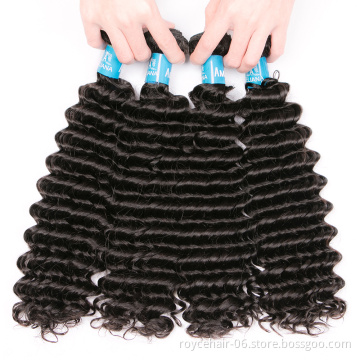 10a 11a 12a Grade Mink Brazilian and Peruvian Human Hair Deep Wave Bundles with Closure from Brazil in Mozambique